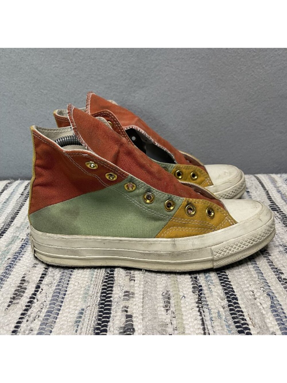 Converse Womens Multicolor High-Top Platform Sneakers 7